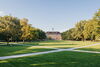 Grassy, daytime shot of the Main Quad